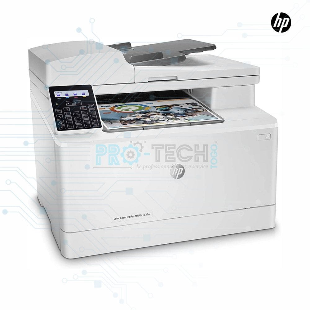 Imprimante HP Color LaserJet Pro MFP M182n (7KW54A) laser couleur multifonction A4
