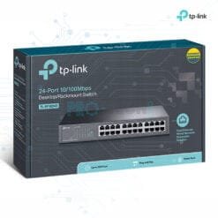 Switch TP-LINK 24ports fast ethernet 10/100 mbps pnp Bis