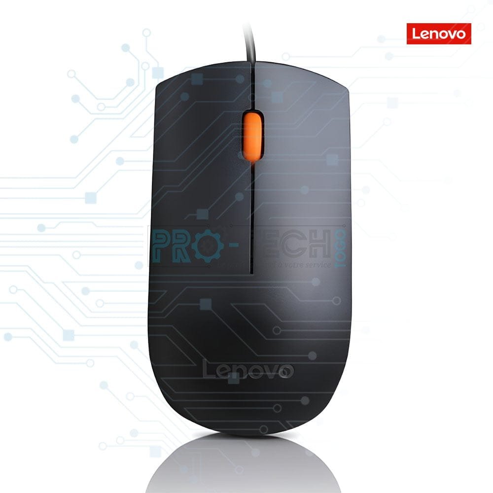 Lenovo 300 Souris filaire USB 1,8m (GX30M39704) – Image 3