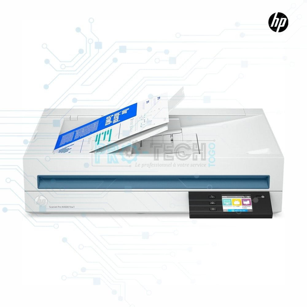 HP ScanJet Pro N4600 fnw1 | Scanner recto-verso | ADF chargeur de documents