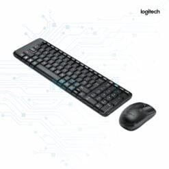 Logitech MK220, Combo clavier et souris sans fil, noir