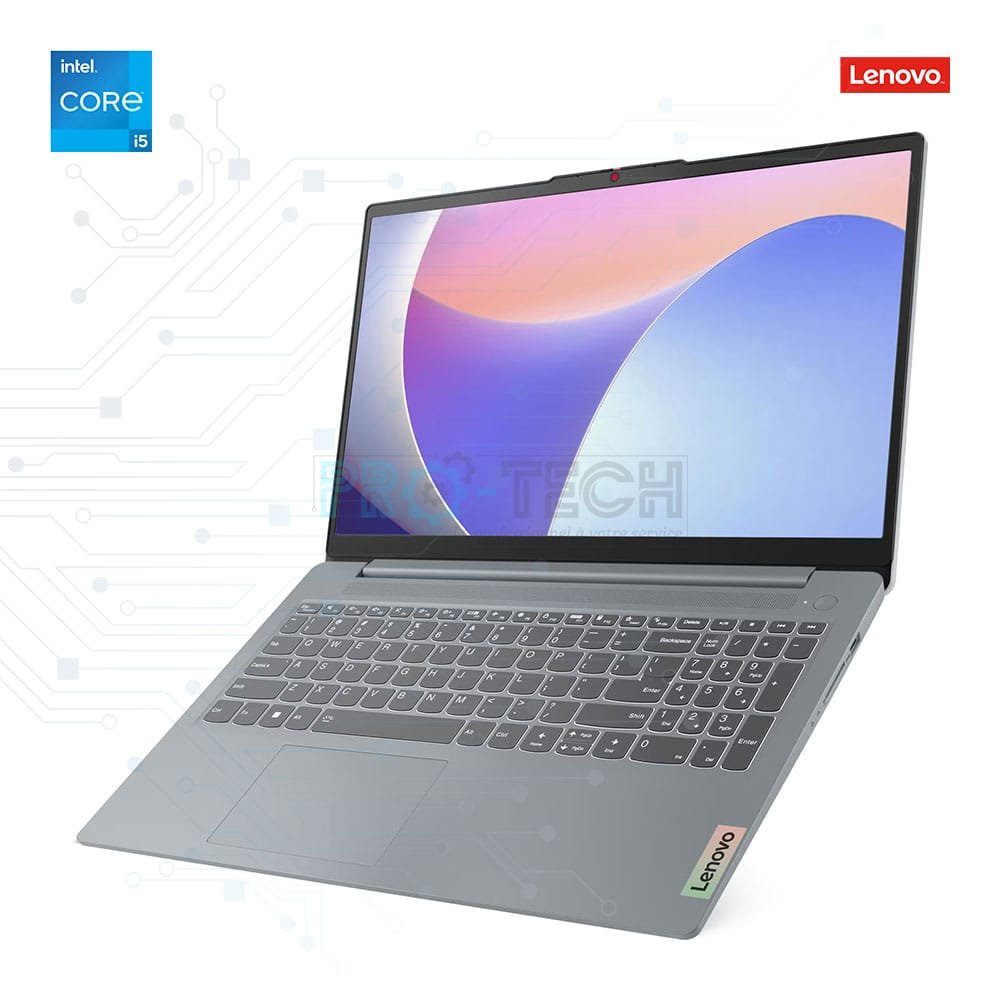 Lenovo IdeaPad Slim 3 15IRU8, Core i5-13420H, 8Go 512Go SSD, Ecran 15.6", PC portable, ordinateur portable