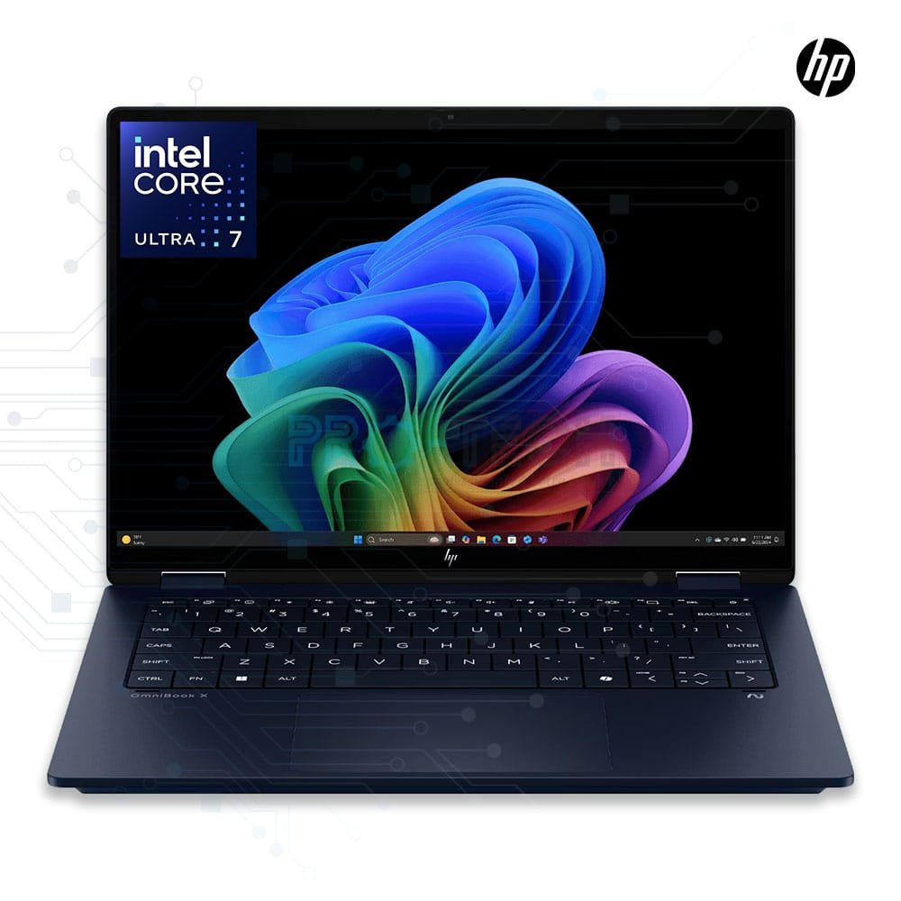HP OmniBook X Flip 14-fm0023dx, Core Ultra 7-256V, Ecran tactile 2K, Laptop 14 pouces