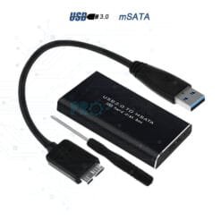 Boîtier disque SSD mSATA, USB 3.0 vers mSATA