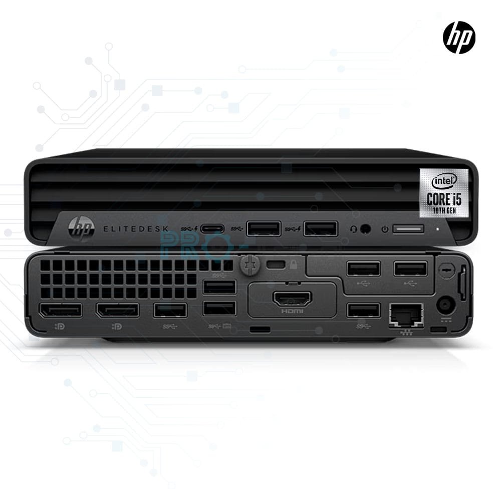 HP Elitedesk 800 G6 Core i5-10500T 8Go 256Go SSD, Mini ordinateur de bureau reconditionné