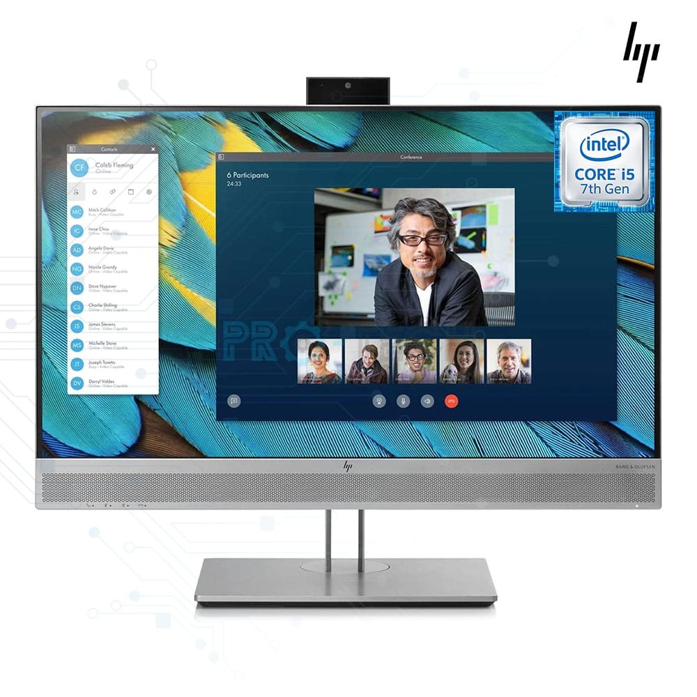 HP EliteOne 800 G3, Core i5-7500 8Go 512Go SSD, écran 24 pouces Reconditionné