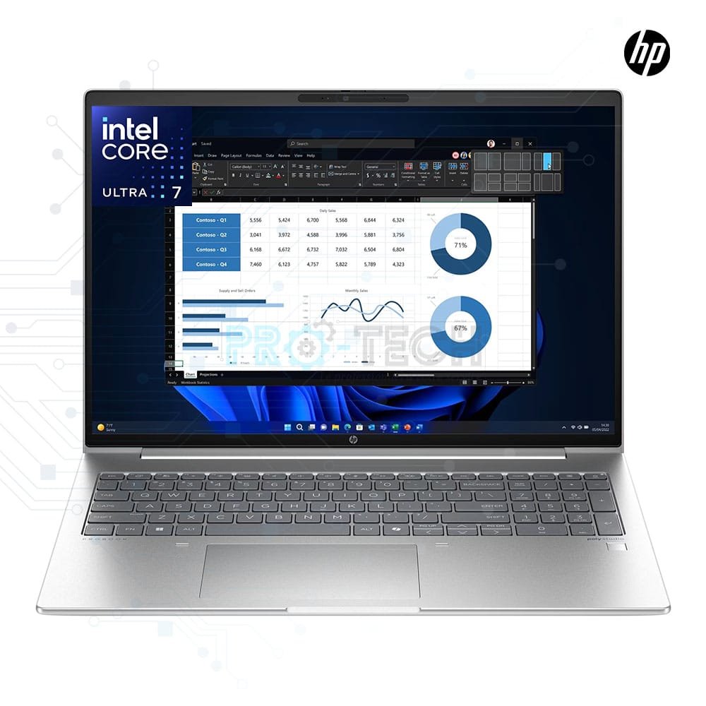 HP ProBook 460 G11, Core Ultra 7-155U 16Go 512 Go, Ecran 16 Pouces - PC Portable