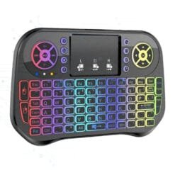 Mini Clavier Sans Fil Bluetooth + 2.4G avec pavé tactile