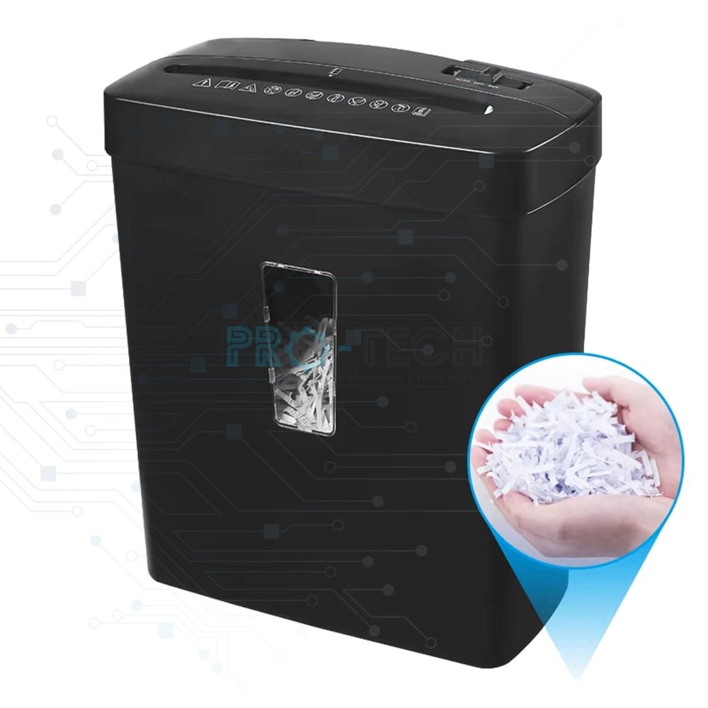 Déchiqueteuse de papier C220P – Destructeur de documents rapide, coupe croisée, 13L