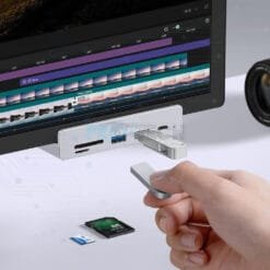Alternative view of Hub USB 5 Ports 5Gbps avec USB‑A, USB‑C et Lecteur SD/TF | Extension USB Bureau