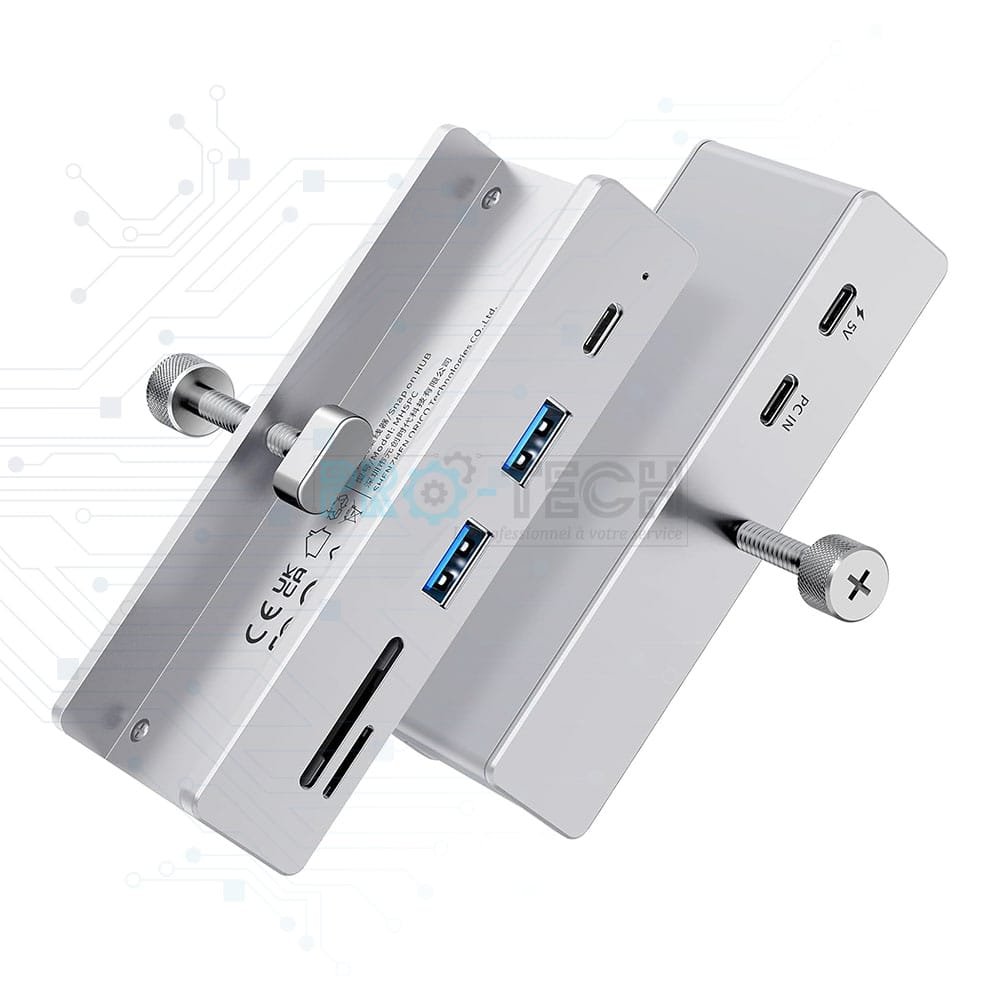 Hub USB 5 Ports 5Gbps avec USB‑A, USB‑C et Lecteur SD/TF | Extension USB Bureau