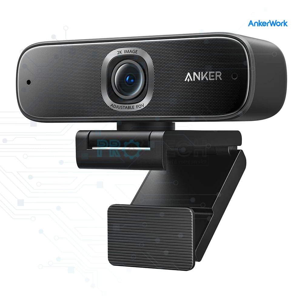 Anker PowerConf C302 (A3362) – Webcam 2K pour visioconférence et télétravail