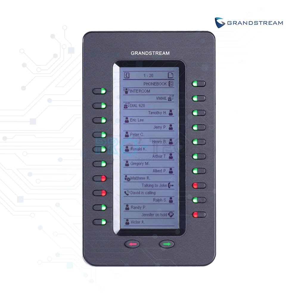 Grandstream GXP2200EXT – Module d'Extension 40 Touches pour téléphone IP