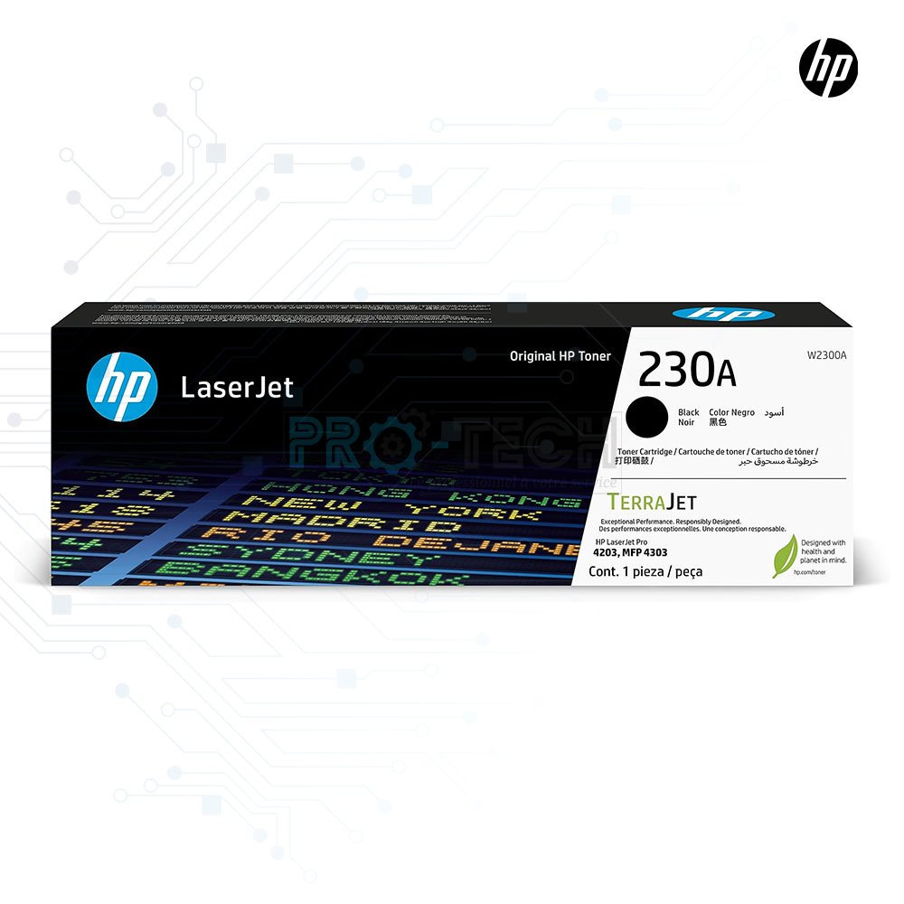HP 230A Noir (W2300A) - Toner HP LaserJet authentique