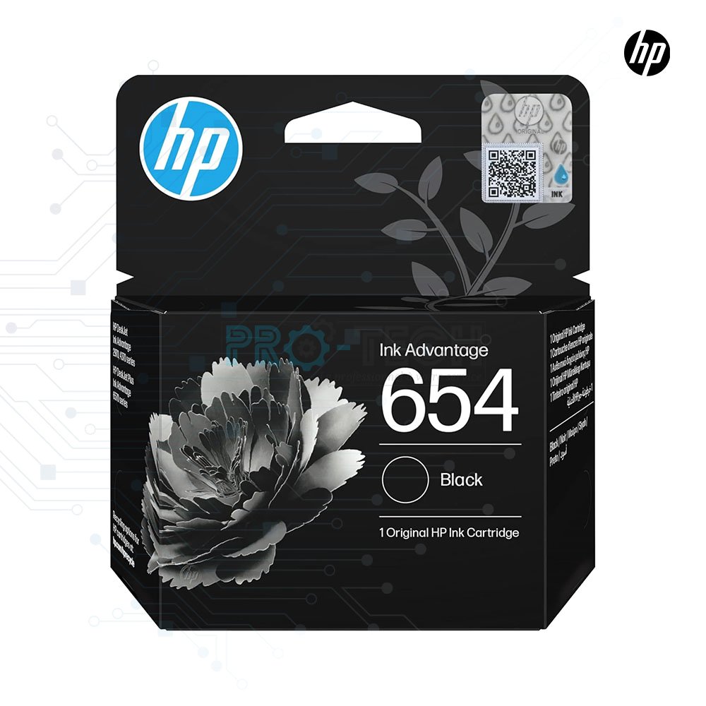 HP 654 (7FP39UE) noir Cartouche d’encre authentique